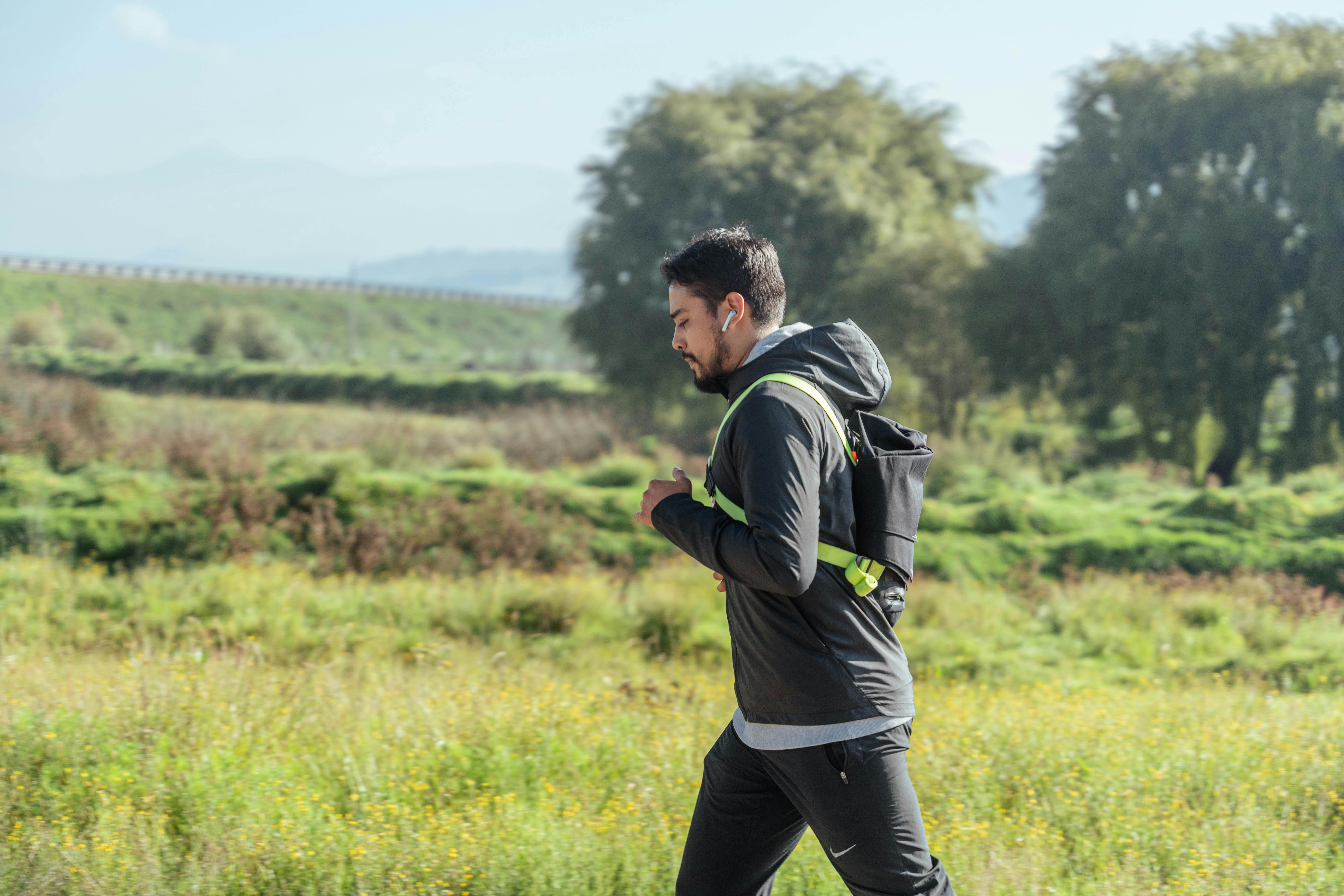 Runner on a trail